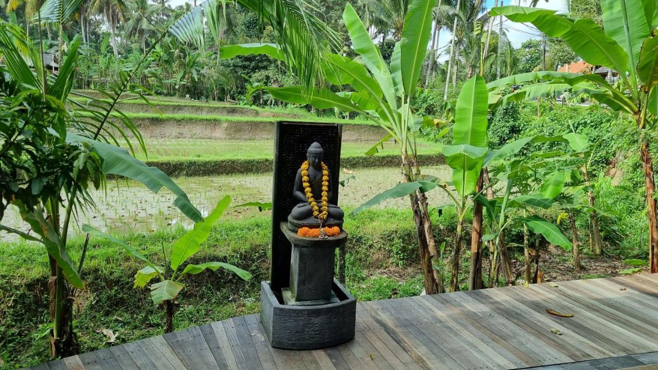 The Sebali Resort Убуд Экстерьер фото A statue of the Buddha with a mala