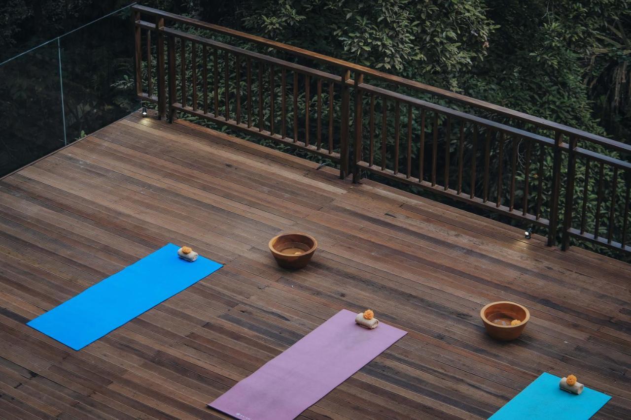 The Sebali Resort Убуд Экстерьер фото The Yoga Deck